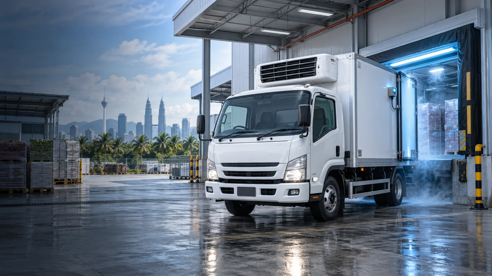 Temperature controlled lorry